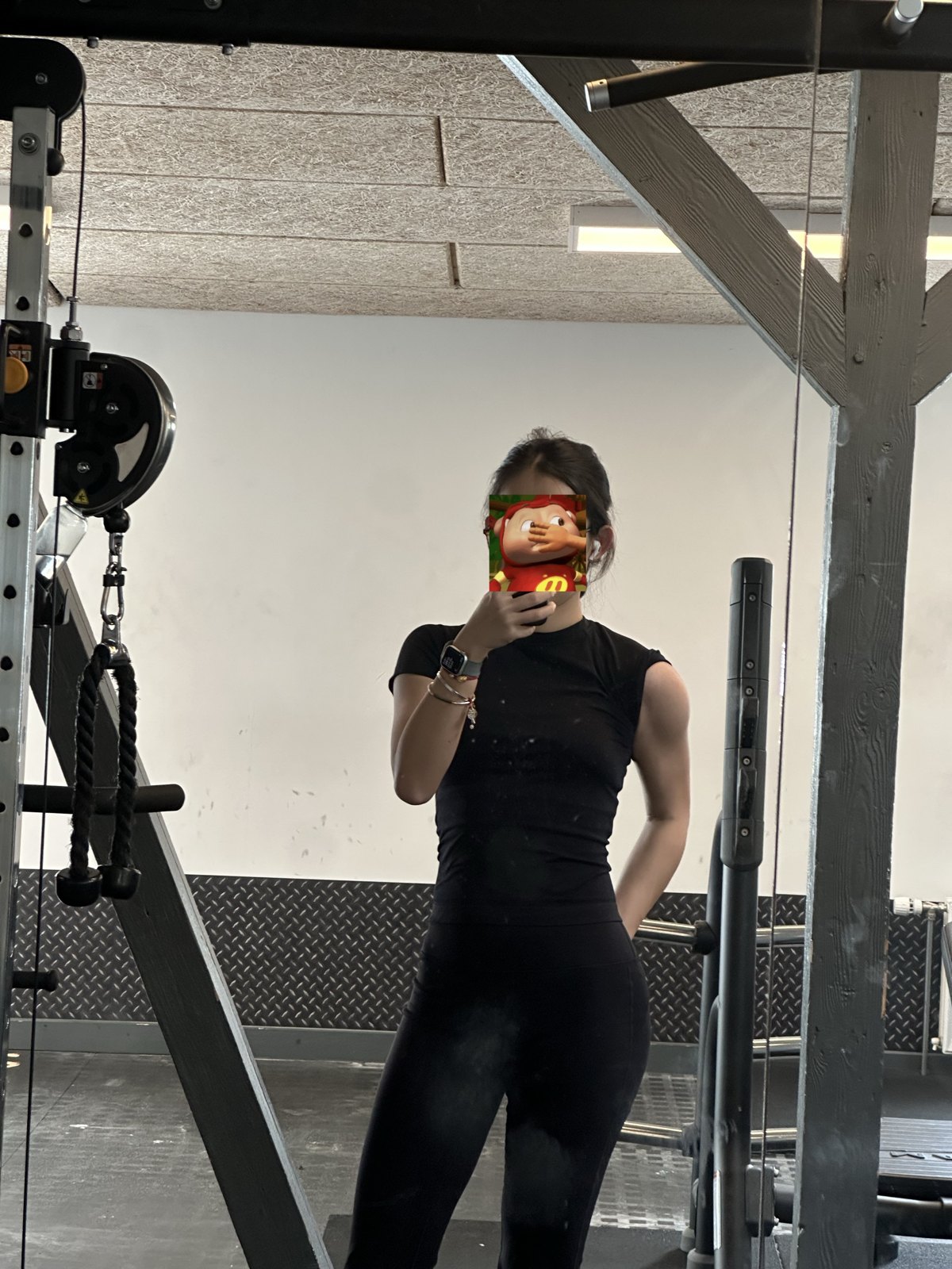 A personal snapshot from the gym