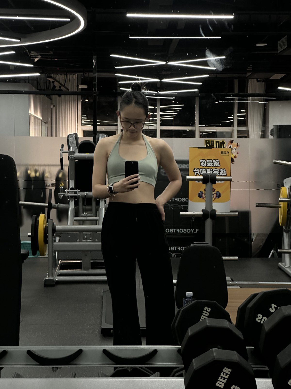 A personal snapshot from the gym